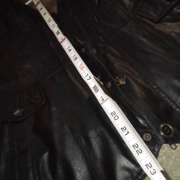 Vintage leather vest. Sz. Med - Picture 4 of 10